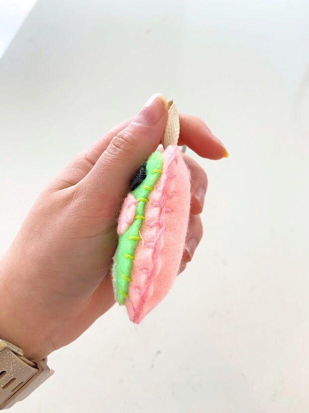 Porte-clé peluche grenouille mignon