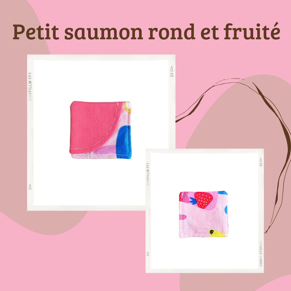 Signet de coin de page en tissu coloré