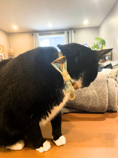 Nœud papillon de noël pour chat ou petit chien