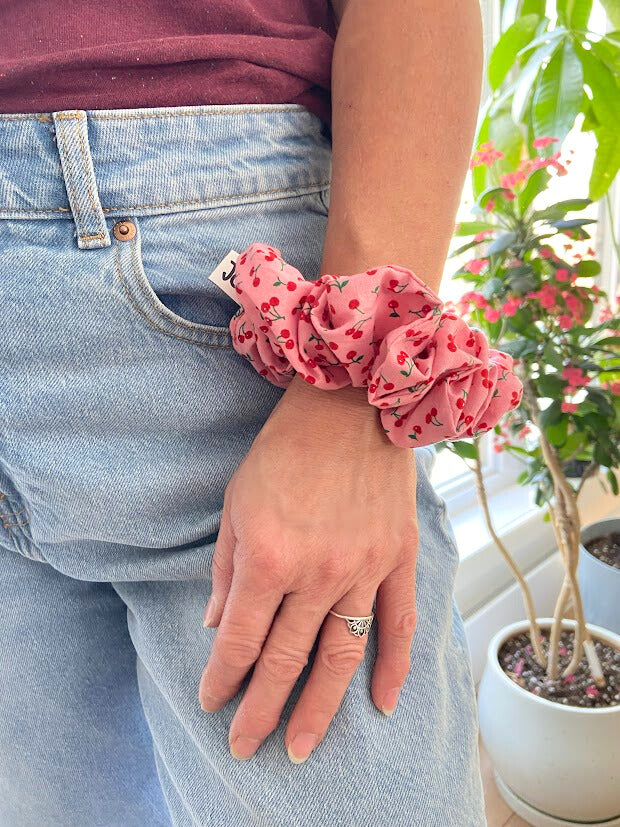 Scrunchie pour l'amour du rose