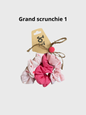 Paquet de 3 scrunchies roses