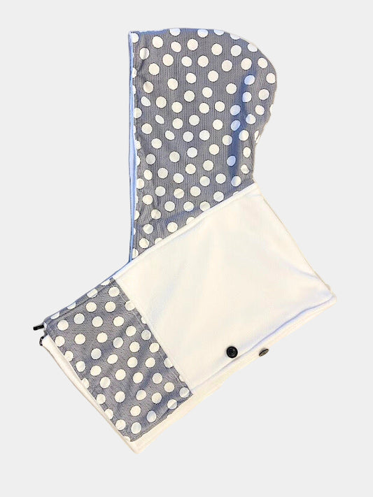 Capuche et foulard en polard combiner