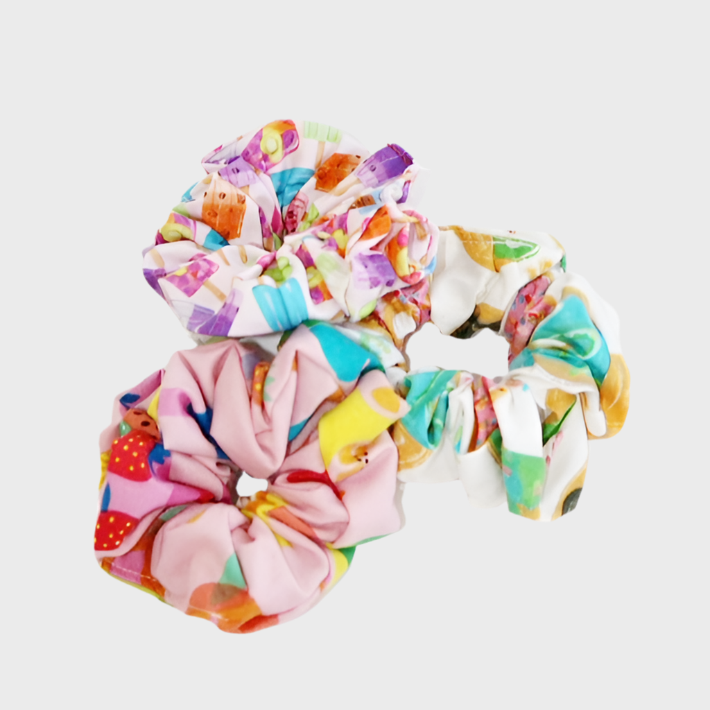 Scrunchie style gourmandise d'été