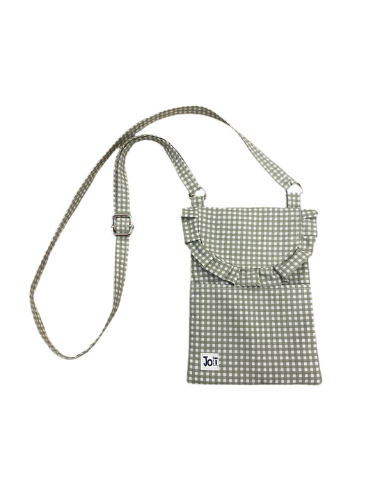 Sac bandolière carotter vert et blanc
