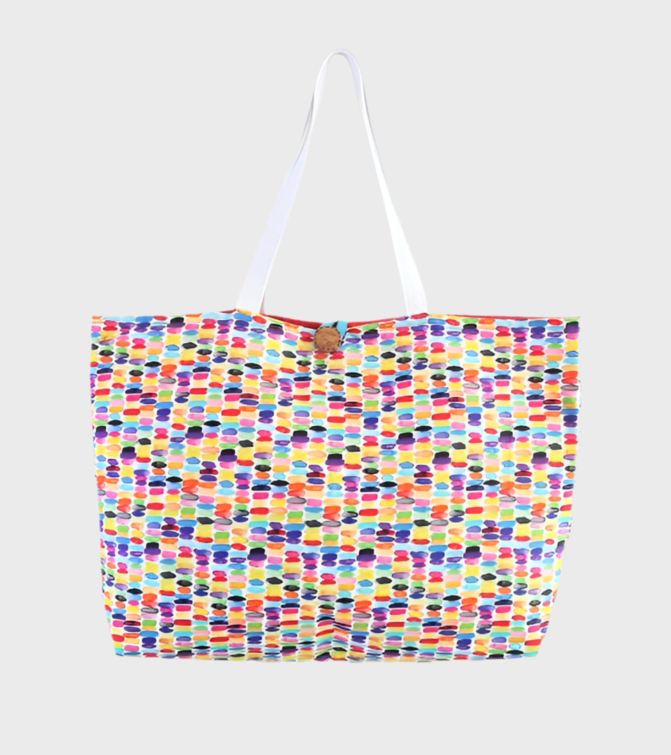 Sac cabas pour la plage, pour les courses ou autre, multicolore