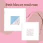 Signet de coin de page en tissu coloré