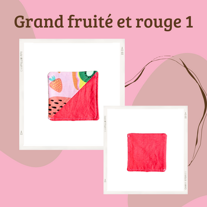 Signet de coin de page en tissu coloré
