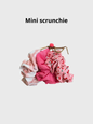 Paquet de 3 scrunchies roses