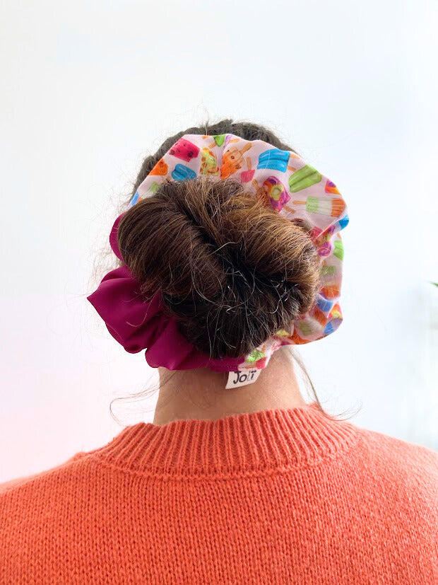 Scrunchie pour l'amour du rose