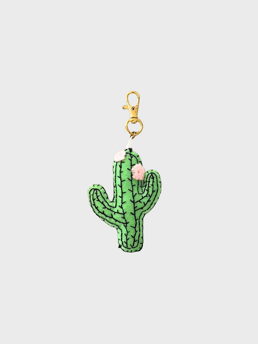 Porte - clé cactus en felt