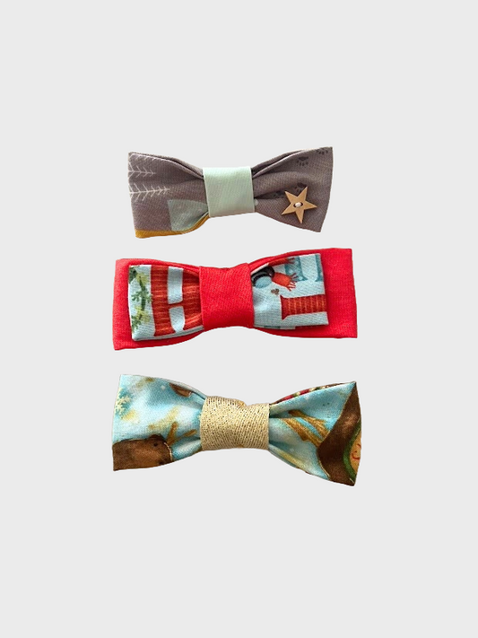 Nœud papillon de noël pour chat ou petit chien