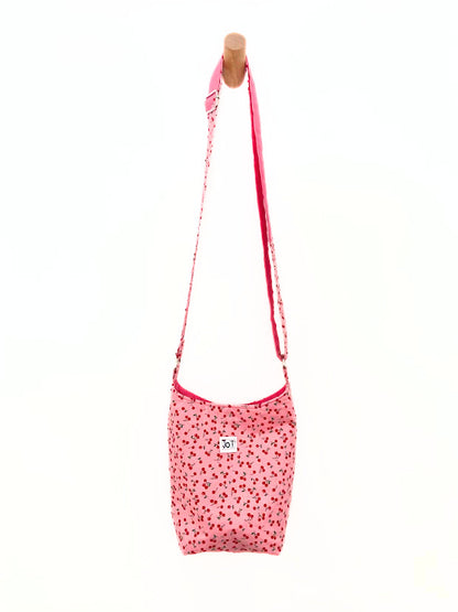 Sac bandoulière rose cerise