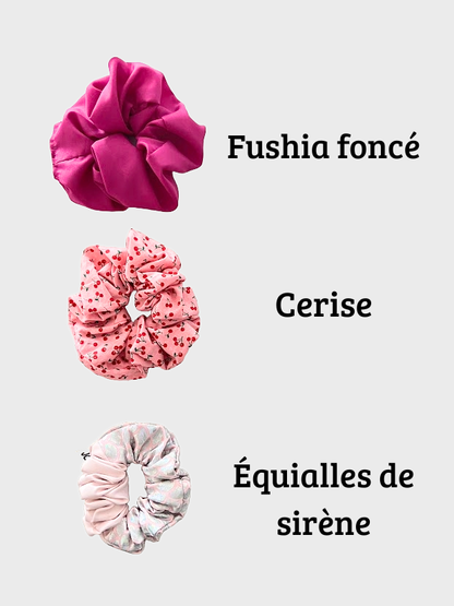 Scrunchie pour l'amour du rose
